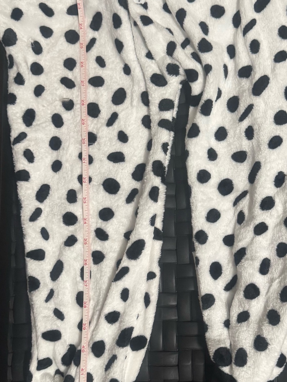 Halloween Dalmatian Costume Adult Outfit Set Collar Nose Ponytail Hole Pockets - Picture 7 of 13